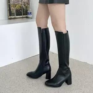 부츠 가을 발목부츠 롱구두 통굽 봄여자신발 겨울 힐-WFQWCJD