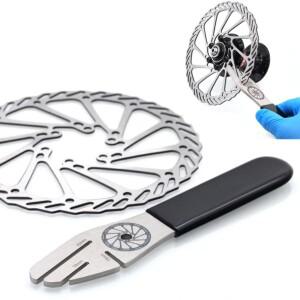 MTB 자전거 디스크 브레이크 로터 정렬 Truing 도구 산악 편평화 수정 렌치 스테인레스 스틸