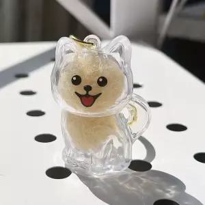 강아지 털 키링 보관 털뭉치 캡슐 반려동물 스톤 추억 추모 펫로스 유골 유골함 무지개다리