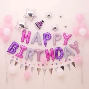 (헨리제이에스)생일패브릭 포스터 홈파티 포토존 중형