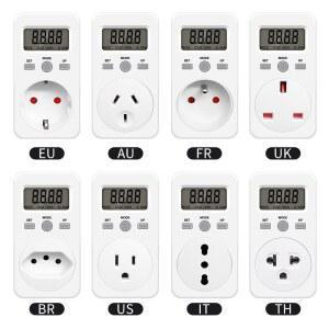 KWE-PMB03 디지털 에너지 미터 전력계 소켓 전압 전력 소비 와트 AC 230V 16A 전기 분석기 모니터 테스터