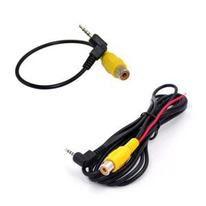 AV 비디오 케이블 어댑터 2.5mm 잭 수 플러그-GPS 및 후면 카메라용 RCA