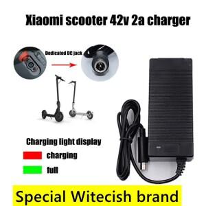 샤오미 Mijia M365 Ninebot Es1 ES2 액세서리 충전기, 42V 2A,