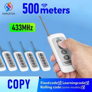 복사 리모컨 433MHz, 500m 제어 범위, 차고 문 복제 기능 송신기 CAME Nice CASIT BENINCA