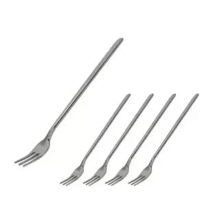 미니 스텐식기 상일금속 스텐 스텐티포크 티포크 롱포크(심플14cm)1p x(5개)