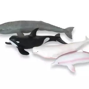 (다올)동물모형장난감 핑크돌고래 벨루가 귀신고래 범고래 (택1) 완구