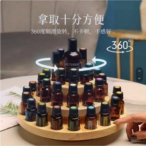 진열대 디스플레이 우드 360도 보관 오일병 유리병 도테라 360도회전 향수