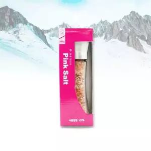 핑크소금 180g 스테인리스 그라인더 식탁용 소금