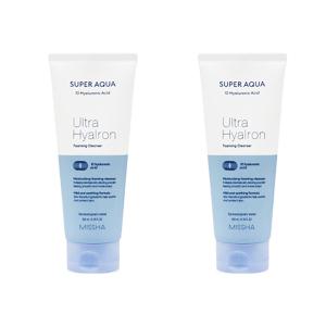 미샤 수퍼 아쿠아 울트라 히알론 클렌징 폼 200ml 2개