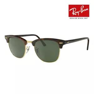 레이반 선글라스 RB3016 W0366 51 사이즈 RAYBAN CLUBMASTER 클럽 마스터 선택할 수 있는 선물 첨부