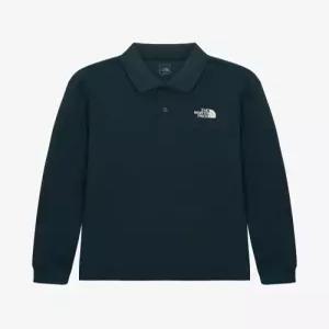 [국내정품] 노스페이스 THE NORTH FACE NT7QS00C 남성 쿨맥스 프라임 긴팔 폴로 DEEP WATER