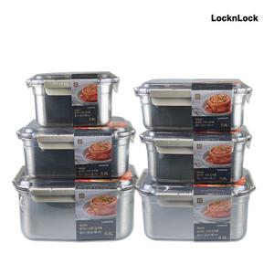 락앤락 숨쉬는 스텐 김치통 올스텐 김치냉장고용 3L 3.8L 4.7L 5.3L 6.3L 7.2L 9.8L
