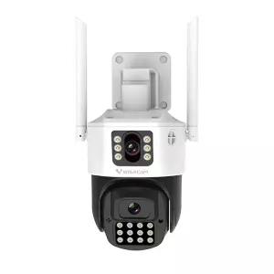 추적감시 듀얼렌즈 실외 CCTV 400만화소 V400D IP카메라