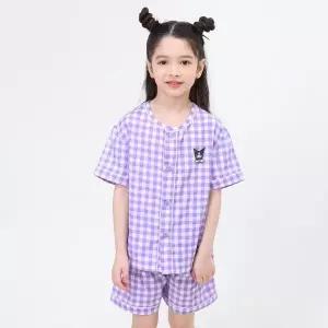 [레노마]쿠로미 아동 선염체크 5부 잠옷VO 0E1SW61504_CJ