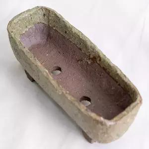 옹기 사각 화분 긴 토기 26x8cm 조화꽃 전용 다육 인테리어 장식 소품 원예 용품 빈티지