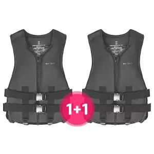 [구명조끼]BUFFALO 블랙에디션 구명조끼 1 1 2개 M-3XL까지 성인구명조끼 빅사이