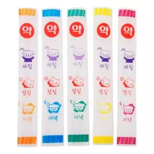 스틱약포지 어린이용 약포지 유산지(17mm x 115mm) 1Box(5000장) 색상랜덤