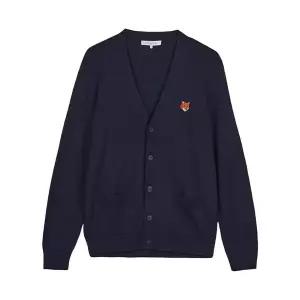 [메종 키츠네] FW25 남성 폭스헤드 메리노 가디건 PM00501KT1181 0413