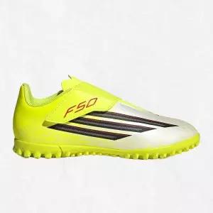 [아디다스] ADIDAS F50 클럽 벨크로 터프화 J - JS1487-TESOYECBLACKLUCRED 2550130