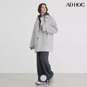 남여 세미오버 하프 발마칸 코트 HBAHC12
