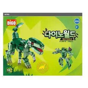 디고 다이노월드 블럭 벨로키랍토르 변신로봇블럭/창의력/집중력/남아/여아/장난감/블록/유아/피규어/학생