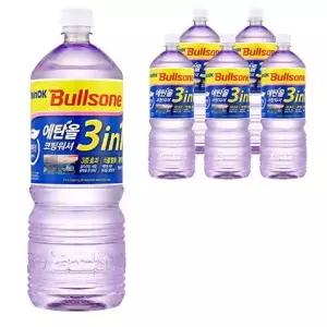 [불스원] 레인OK 에탄올 3in1 코팅 워셔액 1800ml 6개
