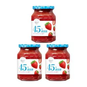 복음자리 45도 과일잼 딸기잼 350g x 3개 저당