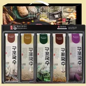원조 구포국수 5종 쫄깃국수 소면 선물세트 1550g