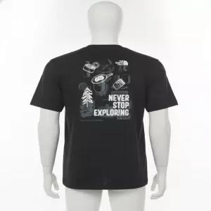 노스페이스 NT7US23A 남성 데이캠퍼 반팔 티 CHARCOAL GREY
