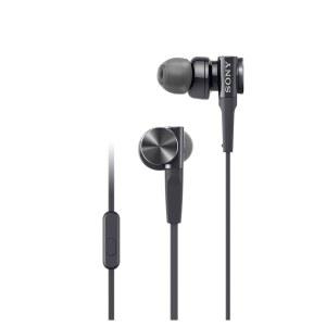 SONY 밀폐형 인이어 리시버 MDR-XB75AP B (블랙) 일본 국내 정품