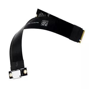 SSD 그래픽 카드용 M.2 NVME-Oculink 4i 연장 케이블 M 키-SFF-8612 어댑터 PCIe 4.0 Gen4 케이블(데스크탑