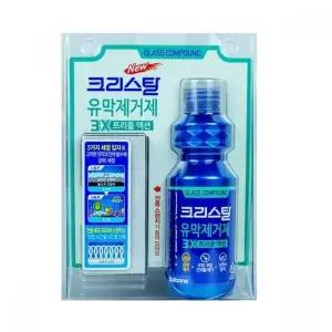 [제이큐]크리스탈 유막제거제 140ml 자동차유막제거 차량 유리창청소