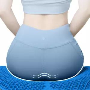 실리콘 쿨방석 벌집 구조 아이스 쿠션 여름 커버포함