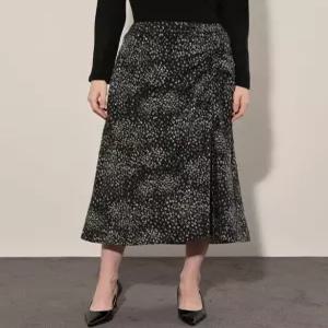 [올리비아로렌]잔 호피 셔링 스커트 VOCDK4F7311 ehwd
