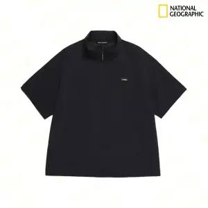 내셔널지오그래픽 행사아델리 경량 우븐 스트레치 스탠드넥 반팔 아노락 N