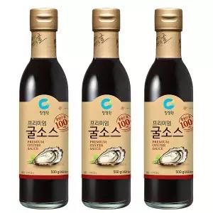 청정원 프리미엄 굴소스 500g 3개