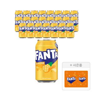 [코카콜라] 환타 파인 350ml, 24개 + 증정(북마크, 주문시 100% 증정)