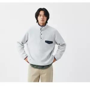 스파오 배색 플리스 반오픈 풀오버_SPFWG4TC03