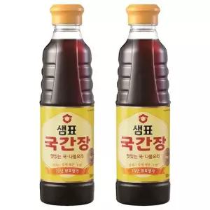 샘표 국간장 500ML x 2개