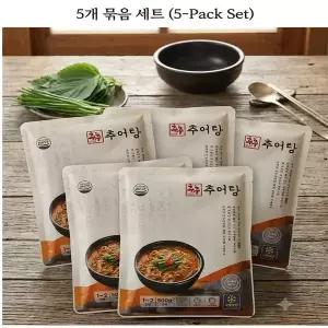 추추추어탕 500g 5팩 국내산 활미꾸라지를 그대로 갈아넣은 해썹인증 추어탕
