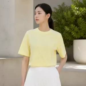 여성 자외선 차단 라운드넥 긴팔 티셔츠 기능성 데일리 상의