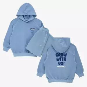 뉴발란스 키즈 공용 피그먼트 후드 셋업 BB NK9YG1303U 51 60