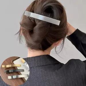 일자 메탈 대형 헤어 집게 학생 직장인 악어집게 업스타일 반머리