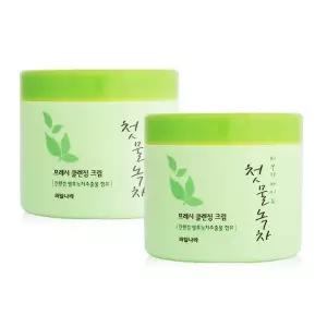 과일나라 첫물녹차 클렌징크림 300g X 2개