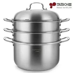 [키친아트]키친아트 올가 3단 찜솥 냄비 36cm