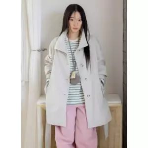 올리브데올리브 하이넥 싱글 트렌치코트 OW6SR210 118519
