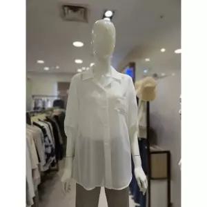 한정수량 조이너스 카라넥 쉬폰 하프 루즈핏 셔츠 JAFU5-WRB400 2848939