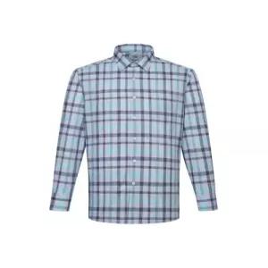 [국내정품] 닥스 DAKS MEN'S ACCESSORIES 린넨혼방 스몰체크 셔츠 레귤러핏 그레이_DLS2SHCL DLS2SHCL111G1