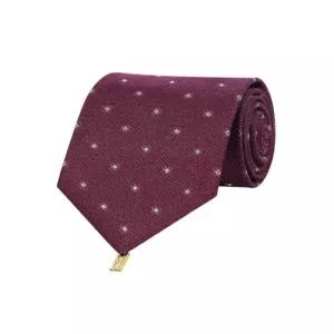[국내정품] 닥스 DAKS MEN'S ACCESSORIES 실크혼방 큐빅 올오버 넥타이 바이올렛_DLG1ACF110 DLG1ACF1108V1