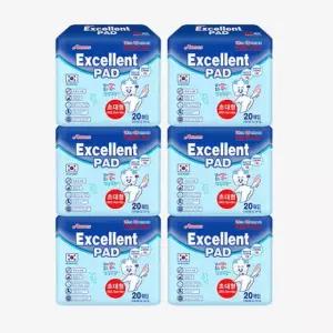 애견 엑셀런트배변패드 초대형 20매X6개 강아지화장실